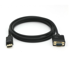 Equip 119338 DisplayPort - VGA kábel 2m fekete kábel és adapter