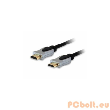 Equip 119347 HDMI kábel 2.0 apa/apa, aranyozott, 10m kábel és adapter