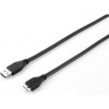 Equip 128397 USB kábel USB 3.2 Gen 1 (3.1 Gen 1) 1,8 M USB A Micro-USB B Fekete (128397)