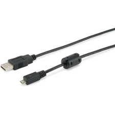 Equip 128551 USB kábel 1,8 M USB 2.0 USB A Micro-USB B Fekete (128551) kábel és adapter