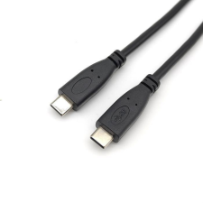 Equip 128887 USB-C - USB-C kábel 2m fekete kábel és adapter