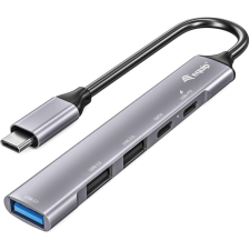 Equip 128962 hálózati csatlakozó USB 3.2 Gen 1 (3.1 Gen 1) Type-C 5000 Mbit/s Ezüst (128962) laptop kellék