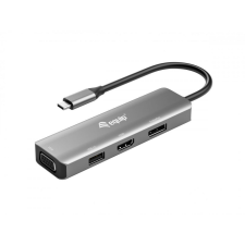 Equip 133485 USB-C to HDMI/DisplayPort/VGA/USB Adapter laptop kellék