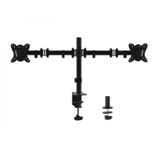 Equip 13"-27" Articulating Dual Monitor Desk Mount Bracket Black (650152) tv állvány és fali konzol