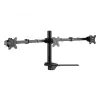 Equip 17"-27" Articulating Triple Monitor Tabletop Stand Black (650125)