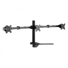 Equip 17"-27" Articulating Triple Monitor Tabletop Stand Black (650125) monitor kellék