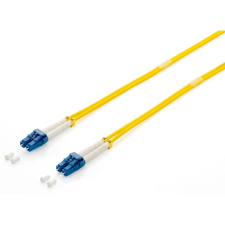 Equip 254431 száloptikás kábel 1 M LC OS2 Sárga (254431) kábel és adapter