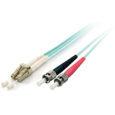 Equip 255216 száloptikás kábel 10 M LC ST OM3 Türkizkék (255216) kábel és adapter