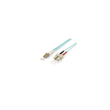 Equip 255312 száloptikás kábel 2 M LC SC OM3 Türkizkék (255312) kábel és adapter