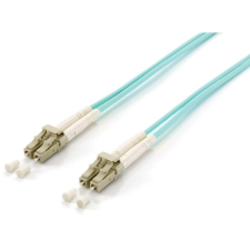 Equip 255417 száloptikás kábel 15 M LC OM3 Türkizkék (255417) kábel és adapter