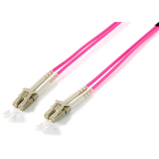 Equip 255511 száloptikás kábel 1 M LC OM4 Ibolya (255511) kábel és adapter
