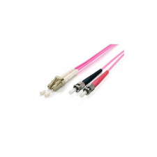 Equip 255548 LC/ST Optikai Fiber Patch kábel, OM4, 20m kábel és adapter