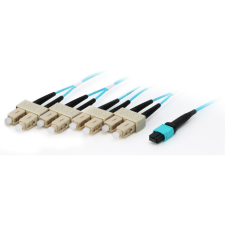 Equip 25557307 száloptikás kábel 3 M MTP 4x SC OM4 Cián (25557307) kábel és adapter