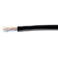 Equip 40451007 UTP CAT6 kültéri/fali kábel 305m Fekete kábel és adapter