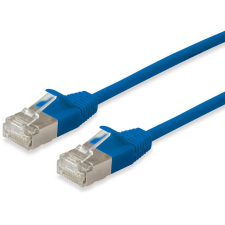 Equip 606133 hálózati kábel Kék 0,5 M Cat6a F/FTP (FFTP) (606133) kábel és adapter