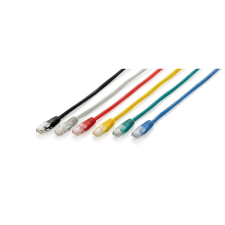 Equip 625452 U/UTP patch kábel, CAT6, 3m fekete (625452) kábel és adapter