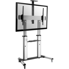Equip 650605 60"-100" LCD TV/Monitor tartó állvány - Ezüst (1 kijelző) tv állvány és fali konzol