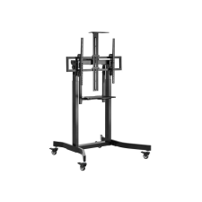 Equip 650633 Gurulós motoros TV állvány 55"-100" fekete tv állvány és fali konzol