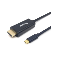 Equip Adapter USB-C -> HDMI                  4K30Hz 1.00m sw (133411) kábel és adapter