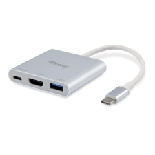 Equip Adapter, USB-C-HDMI/USB-A/USB-C, EQUIP kábel és adapter