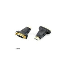 Equip Átalakító - 118909 (HDMI-DVI(24+1), apa/anya, fekete) (EQUIP_118909) kábel és adapter