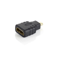 Equip Átalakító - 118915 (microHDMI to HDMI, fekete) kábel és adapter