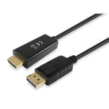 Equip Átalakító Kábel - 119390 (DisplayPort - HDMI kábel, apa/apa, 2m) kábel és adapter