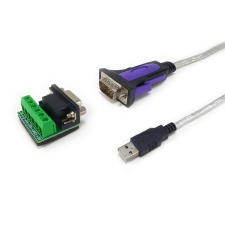 Equip Átalakító Kábel - 133387 (USB3.0 to Serial RS-422/485 DB9) kábel és adapter