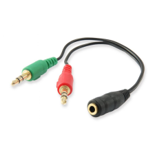 Equip audio elosztó kábel 13cm (147942) (e147942) kábel és adapter