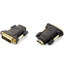 Equip EQUIP118908 HDMI-DVI átalakító (24+5), anya/apa, fekete kábel és adapter