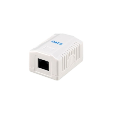 Equip fali aljzat - 235213 (1 port, cat6, utp, fehér) kábel és adapter