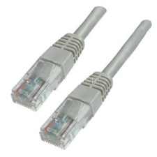 Equip Hálózati kábel, U/UTP, CAT6, 7,5 m, EQUIP, bézs kábel és adapter