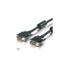 Equip Kábel - 118933 (DVI-D Dual Link kábel, apa/apa, 3m) kábel és adapter