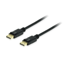 Equip kábel - 119253 (displayport1.4 kábel, 8k/60hz, apa/apa, fekete, 3m) kábel és adapter