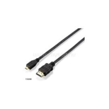 Equip Kábel - 119308 (HDMI1.4 - MicroHDMI kábel, apa/apa, 2m) (EQUIP_119308) kábel és adapter