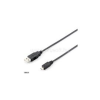 Equip Kábel - 128523 (USB2.0, A-microB kábel, apa/apa, 1,8m) (EQUIP_128523)