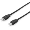 Equip Kábel - 128871 (USB2.0, A-A kábel, apa/apa, duplán árnyékolt, 3m)
