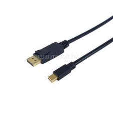 Equip Kábel - 133442 (MiniDisplayPort to DisplayPort, fekete, 2m) (EQUIP_133442) kábel és adapter