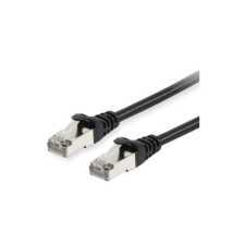 Equip Patchkabel Cat6A  S/FTP 2xRJ45  3.00m schwarz     LSZH (606105) kábel és adapter