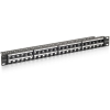 Equip Patchpanel 48x Cat6  19" UTP 1HE Keystone Montage   sw (769248)