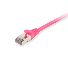 Equip S/FTP CAT6 Patch kábel 40m - Rózsaszín kábel és adapter