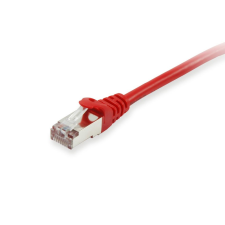 Equip S/FTP CAT6a Patch kábel 3m - Piros kábel és adapter
