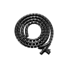 Equip Spiral-Kabelschlauch 100cm für Untertischmontage  sw (650867) asztali számítógép kellék
