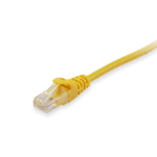 Equip U/UTP patch kábel, CAT5e, 10m sárga (825466) (e825466) kábel és adapter