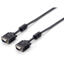 Equip VGA Kabel HD15 St/St  1.00m 1920x1080/60Hz schwarz Polybeutel (118810) kábel és adapter