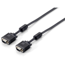 Equip VGA Kabel HD15 St/St 1.00m 1920x1080/60Hz schwarz Polybeutel (118810) kábel és adapter