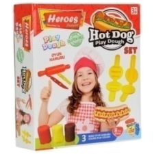 ER Toys Play-Dough: Heroes Hot Dog gyurma szett 8db-os gyurma