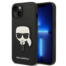 Eredeti előlapi tok KARL LAGERFELD KLHCP14MSAPKHK iPhone 14 PLUS-hoz tok és táska