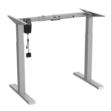 Ergo office er-403g elektromos íróasztalváz, szürke, 70 kg, 123 cm-ig íróasztal