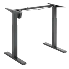 Ergo office er-433 elektromos íróasztalváz, szürke, 80kg, 73-123cm íróasztal